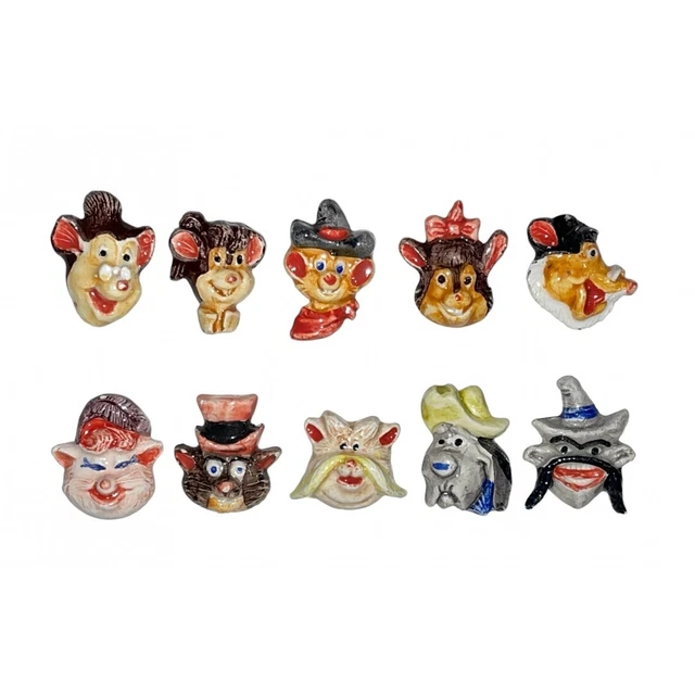 Série complète de 10 fèves Fievel