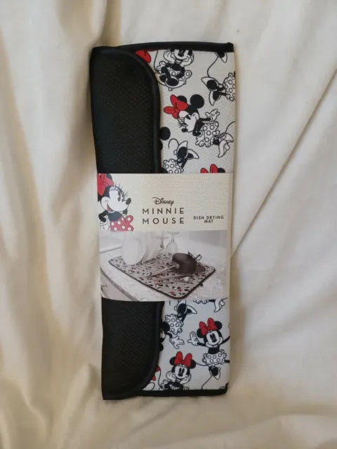 NEW Disney Minnie Mouse Dish Drying Mat (16" x 18") NEW Kitchen Best Brand