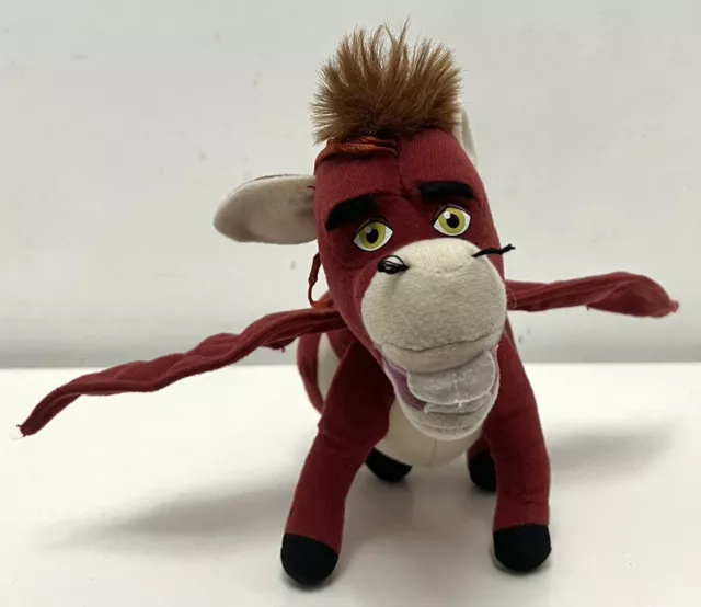 Shrek 2 Baby Dronkey 19cm Red Donkey Dragon Soft Toy Plush (2005) Play By Play