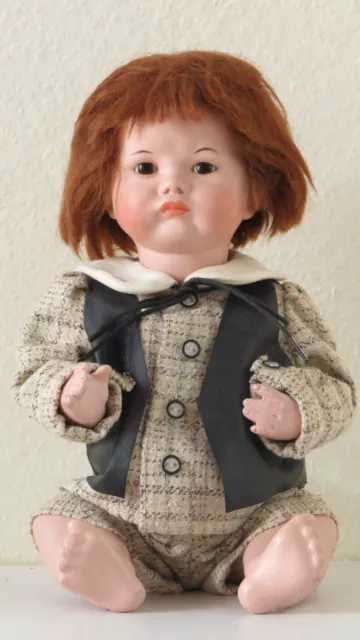 Sfbj 252 " Donna " 38 CM Bambola Vintage Riproduzione Antica Doll