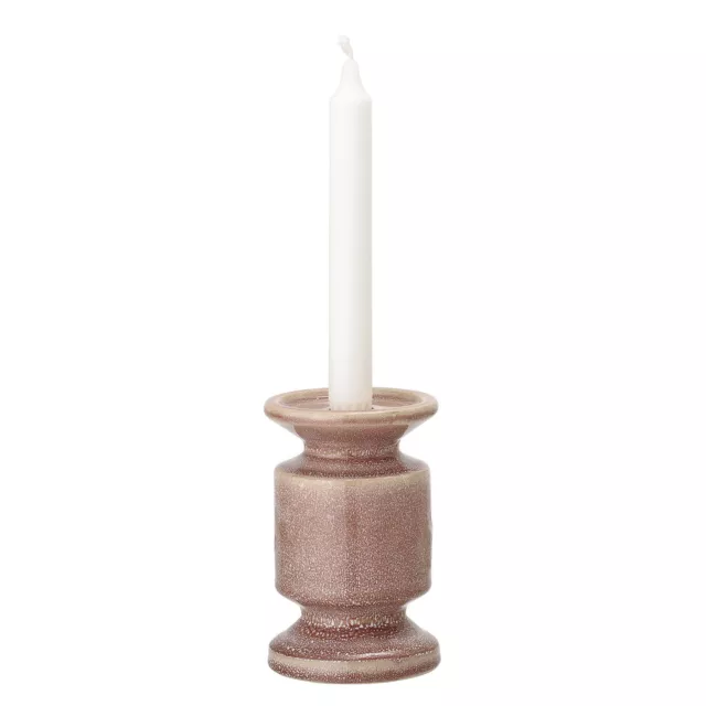 Kerzenständer Kerzenhalter 'Rose' H 14 cm Steingut Scandi Boho Bloomingville