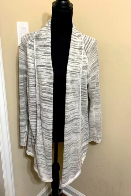 NIC + Zoe Sand Dune Linen Cardigan Size Large