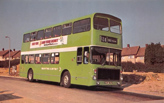 Pike Bus  Postcard Maidstone & District 5382 1975 Unused Very Gd