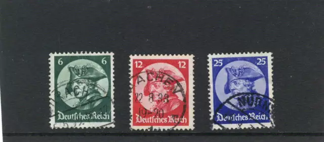 Dt Reich Nothilfe MiNr 479-481 gest.