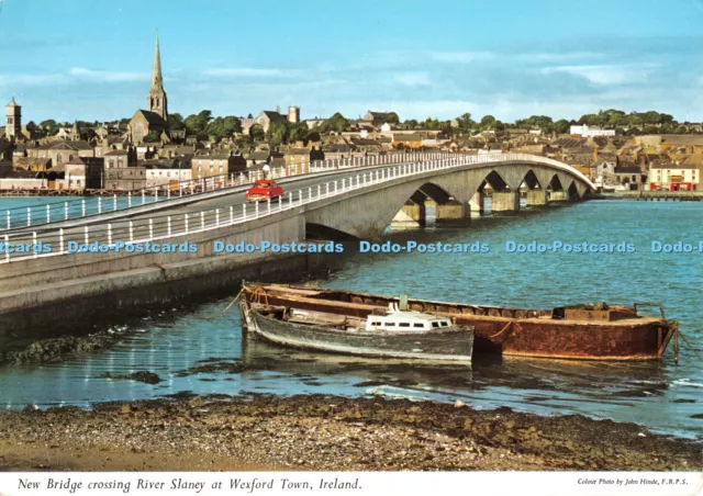 D052965 Ireland. New Bridge crossing River Slaney at Wexford Town. John Hinde. F