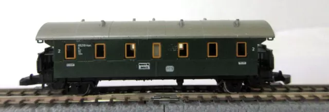 Z Scale Marklin 8751 DB 2nd Class 2 Axle Passenger Car (A)