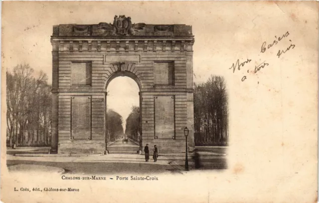 CPA CHALONS-sur-MARNE - Porte Ste-Croix (742010)