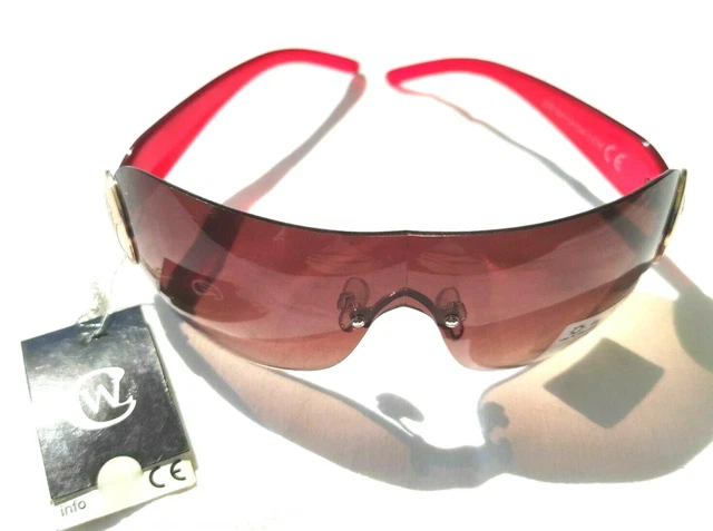 Lunettes De Soleil Rochas Vintage 4317 MBU 43 - Monture Violette Dorée - Neuv. Stock, Micro-rayures