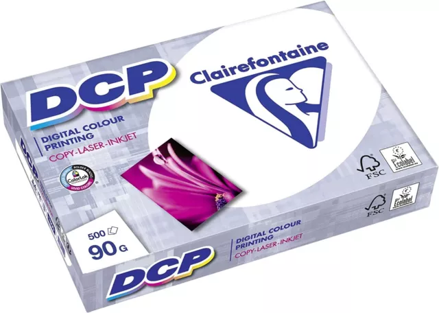 Clairefontaine DCP printing paper, 90G A4 Copier White 500 Sheets