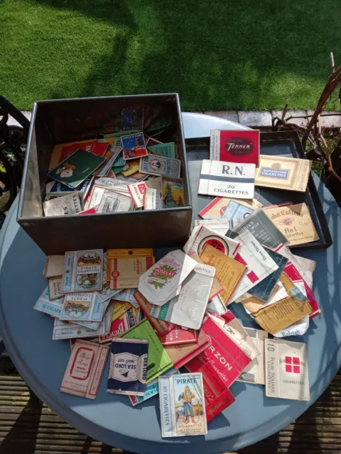 Old Cigarette Packets Collection Attic Find