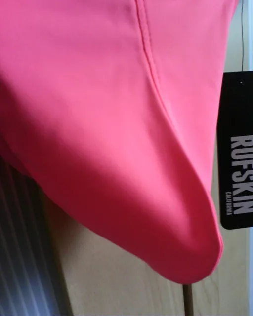 Borsa in nylon rosa neon RUFSKIN da uomo senza schienale posteriore gay Int nuova con etichette 2