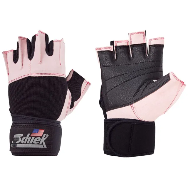 Schiek Sports Women's Model 520 Platinum Series Weight Lifting Gloves - Pink