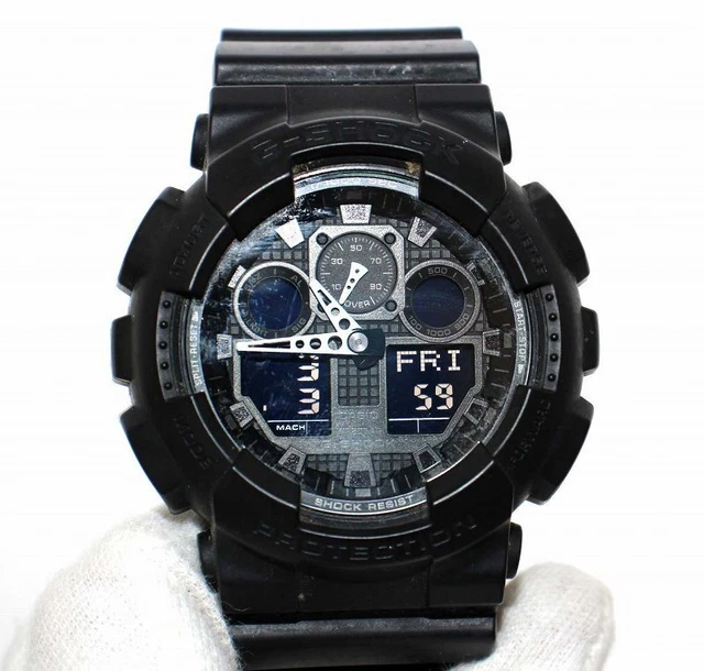 CASSIOZY SHOCK CASIO G SHOCK Watch Quartz Anadesi Shock Resist Black Black GA