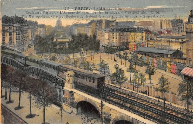 75015 - PARIS - SAN45238 - Le Métropolitain - Boulevard Pasteur - Avenue de Br