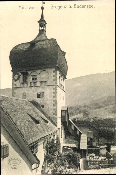 Ak Bregenz am Bodensee Vorarlberg, Martinsturm - 3747944