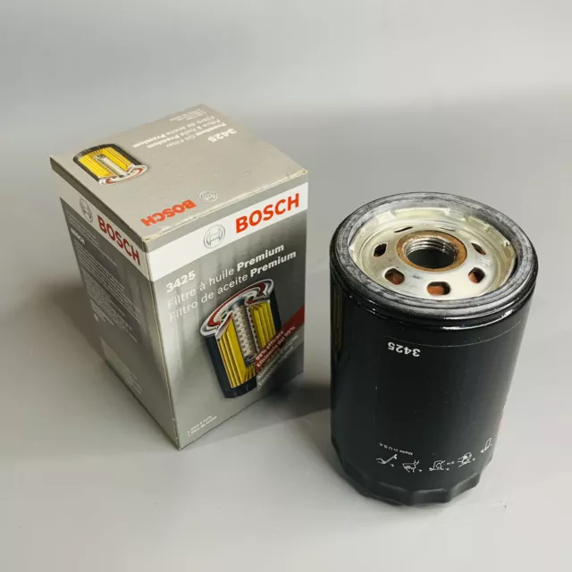 BOSCH 3502 Premium Oil Filter With FILTECH Filtration Technology -  Compatible With Select Buick, Cadillac, Chevrolet, Dodge, Ford, GMC, Jeep,  Lincoln