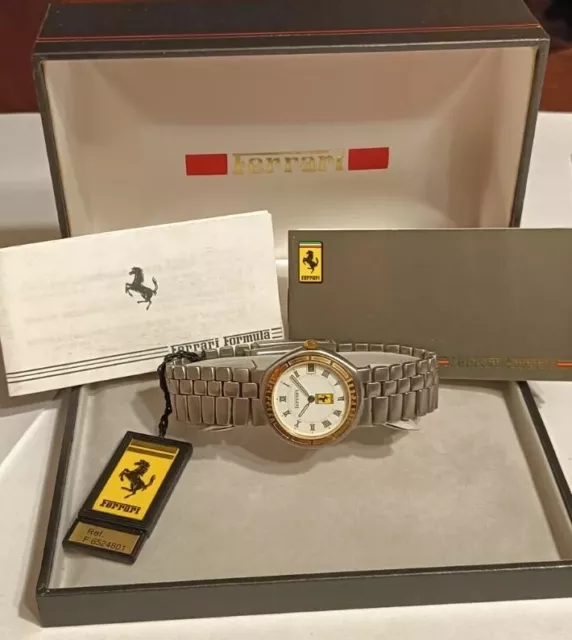 Orologio FERRARI acciaio donna nuovo  mai Indossato 3