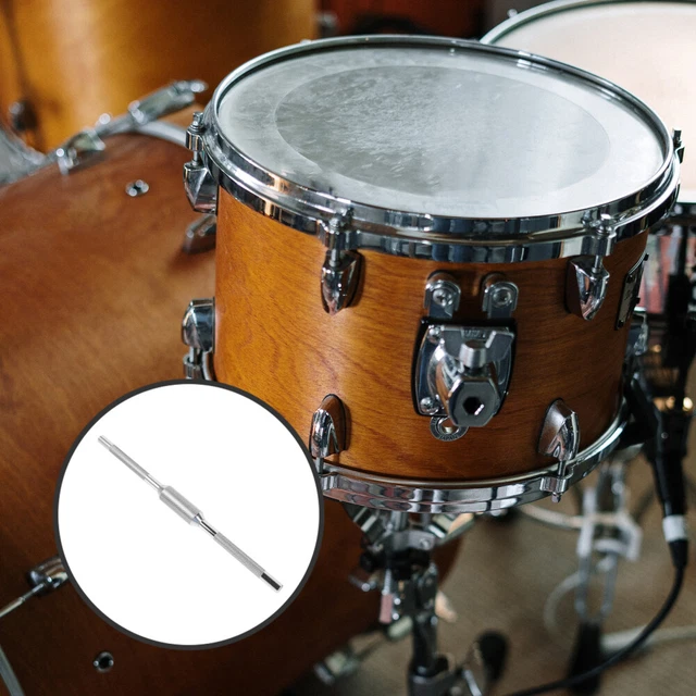 DRUM DOUBLE POLE Extension Rack Cowbell (double-ended) Mount Bracket £ ...