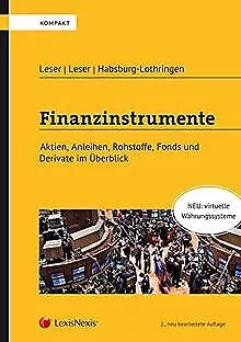 Finanzinstrumente - Aktien, Anleihen, Rohstoffe, Fonds und... | Livre | état bon