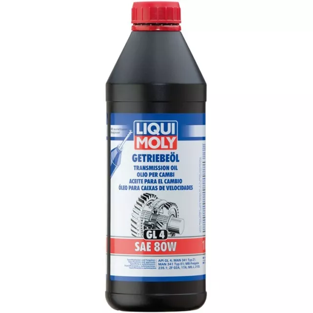 Olio cambio LIQUI MOLY GL4 SAE 80 W 1 litro