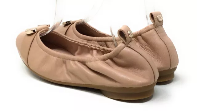 Taryn Rose Womens Abriana Slip On Ballet Flat Shoes Blush PU Leather Size 7 M US 3