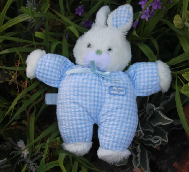 spécialiste en sos doudou lapin BABY NAT bleu, jaune