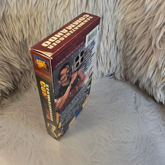 COMMANDO VHS 1985 Action Adventure Arnold Schwarzenegger Fox Video ...