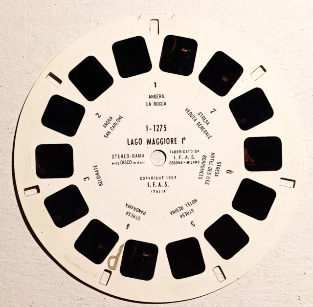 Lago Maggiore  I°  Stereorama  1275  In Italiano