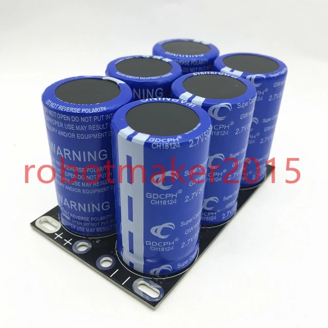 1Set 2.7V 500F Farad Capacitor 16V 83F Automotive Super Farad Capacitor