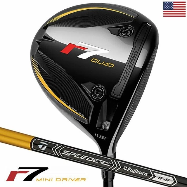 2025 TAYLORMADE R7 QUAD MINI Driver - 13.5 Fujikura Speeder