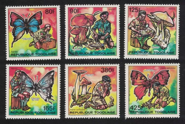 Togo Scouts Butterflies Fungi 6v 1990 MNH SG#2073-2078 MI#2153-2158