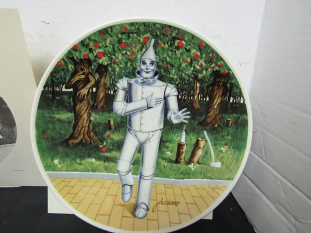 Knowles | Tin Man From Oz Plate *New* Rare Retired Mgm 8.5 Inch