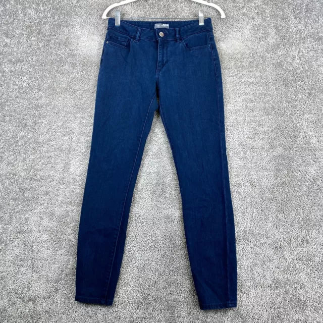 DL1961 Emma Low Rise Skinny Flatiron Denim Jeans Women's Size 27 Blue Dark Wash