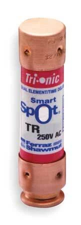 Mersen Tr40rid Fuse, Time Delay, 40A, Tr-Rid Series, 250V Ac, 250V Dc, 3" L X