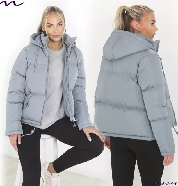 BRAVE SOUL LADIES Womens Winter Warm Jacket Quilted Thick Coat Top Hooded  Parka £28.99 - PicClick UK