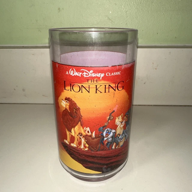 1994 THE LION King Burger King Collector Series3 Plastic Cup Walt