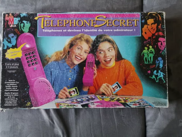 JEU DE SOCIÉTÉ MB Le Téléphone Secret Complet Vintage EUR 31,50