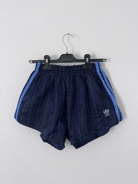 Short De Foot Vintage ERIMA Années 1980 - Nylon Sprinter Rouge Taille 5 Adulte