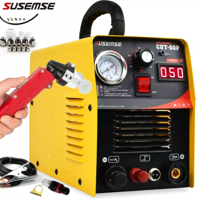 CUT50P Plasma Cutter Pilot Arc 50A Inverter Air Plasma Cutting Machine & Torches