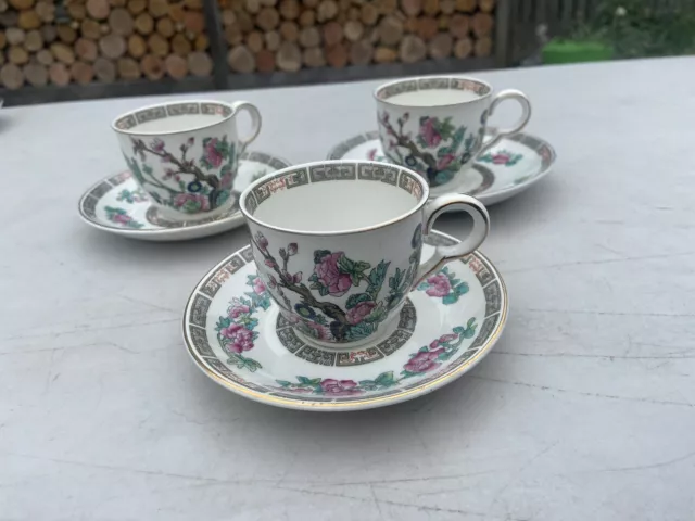 John Maddock & Son Indian Tree Demitasse Tea Set - Duos For 3