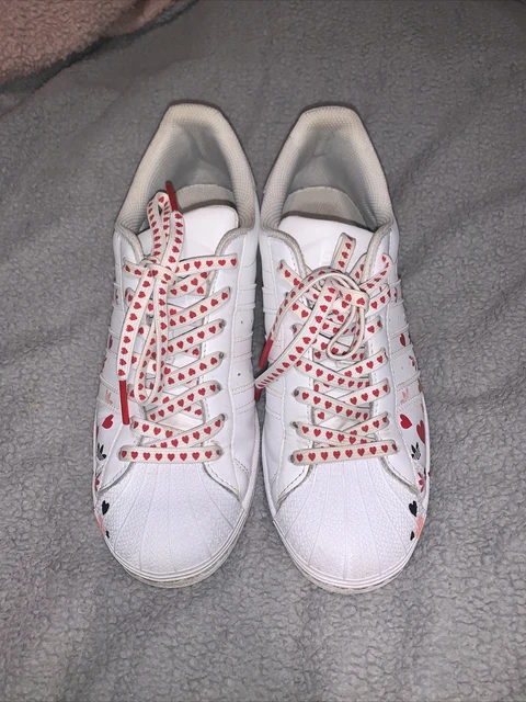 ADIDAS SUPERSTAR HEART Trainers Size 7 25.00 PicClick UK
