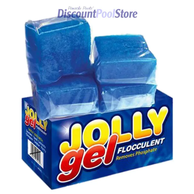 Swimming Pool Water Flocculent Clarifier Jolly Gel - 4 Cubes (1 Box)