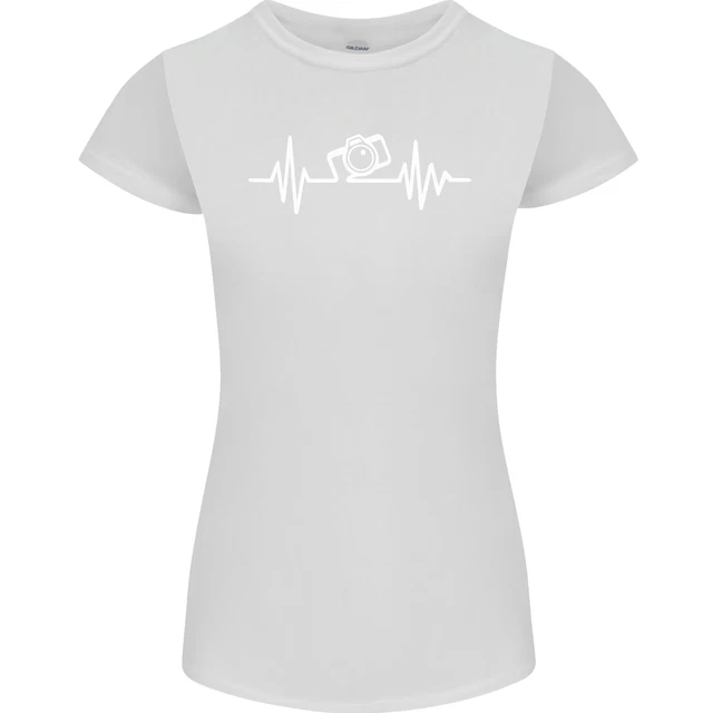 T-shirt Photography Pulse Photographer ECG donna Petite Cut