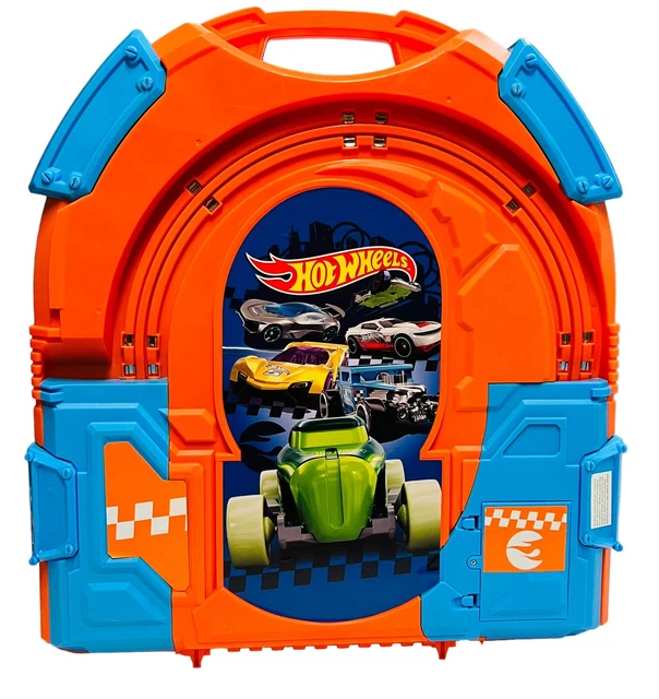 MATTEL HOT WHEELS Carrying Case Slot Car Race Track Set 2 Controllers 2