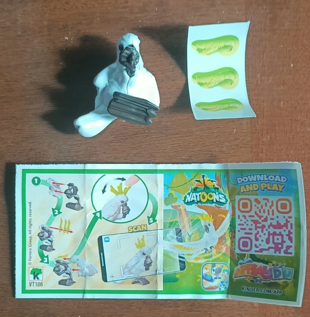kinder italia animali (2023) VT186 - Pappagallo