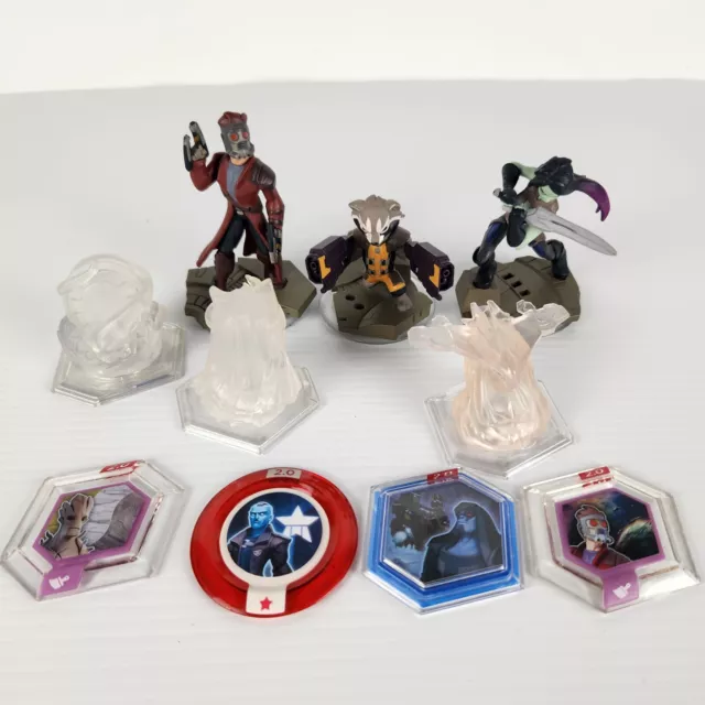 Disney Infinity 2.0 Marvel Guardians of the Galaxy 10x Custom Figure Bundle 🦊