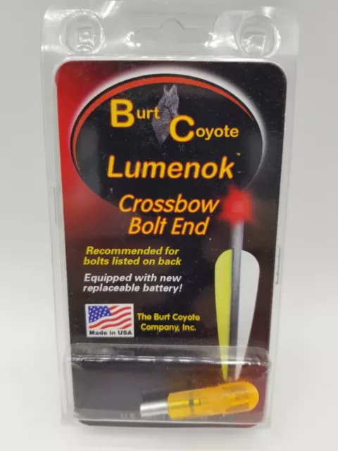 Burt Coyote Lumenok Crossbow Bolt End Fits 2216 Shaft Crescent Single 2216C1