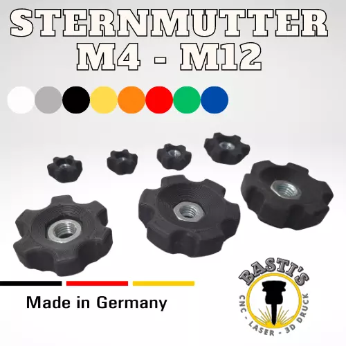 Sterngriffmutter A2 M10