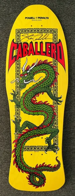 Signed Powell Peralta Steve Caballero Skateboard Deck Bones Brigade Santa Cruz