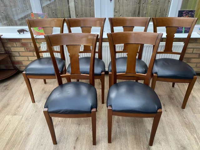 Set Of 6 - Grange Dining Chairs - Cherrywood